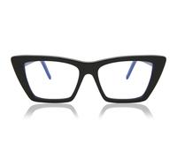 Saint Laurent Sl 276 Mica Occhiali Da Sole Donna Nero Cat-eye Blu 53mm