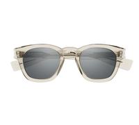 Saint Laurent Sl 746 Occhiali Da Sole Unisex Trasparente Rotondo Argento 48mm