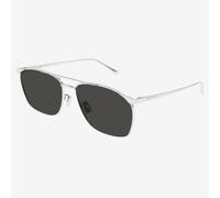 SAINT LAURENT Uomo SL 796 VINCENT 002 Occhiali da sole Metallo Argento Grigio Pilot
