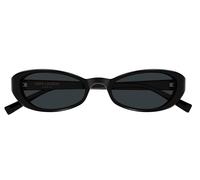 Saint Laurent Sl 871 Occhiali Da Sole Unisex Nero Ovali Grigio 51mm