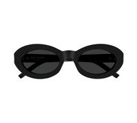 Saint Laurent Sl M136 Occhiali Da Sole Donna Nero Rotondo Grigio 52mm