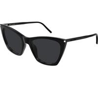 SAINT LAURENT Donna SL 214 KATE THIN 001 Occhiali da sole Acetato Nero Nero Cat Eye