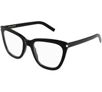 Saint Laurent SL548 SLIM OPT 001, Nero, Acetate, Donne occhiali 55