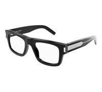 Saint Laurent SL574 001, Nero, RECYCLED acetate, Uomini occhiali 52