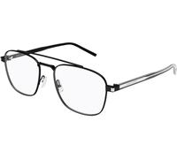Saint Laurent SL665OPT 001, Nero, Metal, Unisex occhiali 56