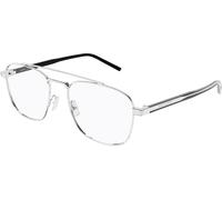 Saint Laurent SL665OPT 002, Argento, Metal, Unisex occhiali 56