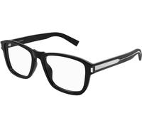 Saint Laurent SL710 OPT 001, Nero, RECYCLED acetate, Uomini occhiali 54