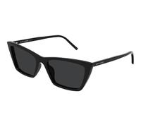 Saint Laurent SL737 MICA THIN 001, Nero, RECYCLED acetate, Donne occhiali da sole 54