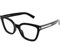 Saint Laurent SL748 001, Nero, RECYCLED acetate, Donne occhiali 54