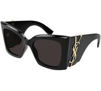 Saint Laurent SLM119 BLAZE 001, Nero, RECYCLED acetate, Donne occhiali da sole 54
