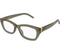 Saint Laurent SLM153OPT 005, Marrone, RECYCLED acetate, Donne occhiali 55