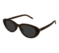 Saint Laurent Occhiali da Sole SL M154 002 Marrone Scuro/Grigio Donna 55/19/145