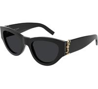 Saint Laurent SLM94 001, Nero, Acetate, Donne occhiali da sole 53