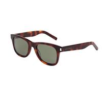 SAINT LAURENT Unisex SAINT LAURENT SL 51 003 Occhiali da sole Acetato Havana Verde Squadrata Antiriflesso