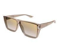 SAINT LAURENT Unisex SAINT LAURENT SL 756 003 Occhiali da sole Bio-iniettato Giallo Marrone Squadrata
