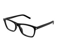 SAINT LAURENT Uomo SAINT LAURENT SL 841 001 Montature da vista Acetato Nero Trasparente Squadrata