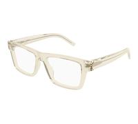 SAINT LAURENT Uomo SAINT LAURENT SL M10_B 004 Montature da vista Acetato Giallo Trasparente Squadrata