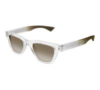 SAINT LAURENT Uomo SL 789 JACQUES 004 Occhiali da sole Acetato Cristallo Verde Squadrata