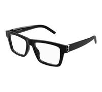 SAINT LAURENT Uomo SL M10_B 001 Montature da vista Acetato Nero Trasparente Squadrata