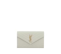 Saint Laurent White Calf Leather Bos Taurus Shoulder Bag