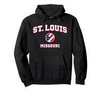 Saint Louis Missouri Felpa con Cappuccio