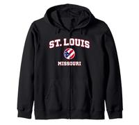 Saint Louis Missouri Felpa con Cappuccio