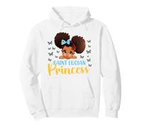 Saint Lucian Princess Saint Lucia per Ragazze Nere Bambini Felpa con Cappuccio