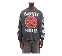 ©Saint M×××××× - T-Shirt L/S Sainty Hunter - - Tops - Uomo - Nero - L