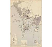 Saint-Malo France Map Journal: Vintage Map Notebook