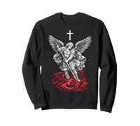 Saint Michael Archangel Defeating Satan Felpa