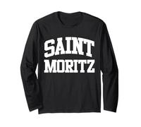 Saint Moritz St Moritz Viaggio Alpi Maglia a Manica
