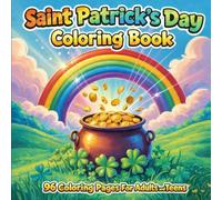 Saint Patrick's Coloring Book: 96 Coloring Pages for Adults and Teens