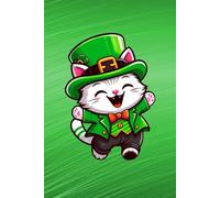 Saint Patrick's Day Cat Notebook