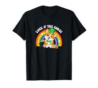 Saint Patrick's Day St. Paddy's Irish Luck O Corgi Dog Lover Maglietta
