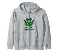 Saint Patricks Shamrock Lepricorn Kids St. Patrick's Day Felpa con Cappuccio