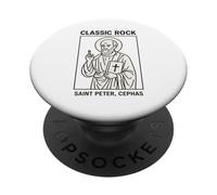 Saint Peter Classic Rock - Divertente apostolo cattolico PopSockets PopGrip Adesivo