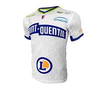Saint-Quentin - Maglia Ufficiale da Basket, per Bambini 2019-2020, Bambini, Maillot_Dom_STQUENTIN, Bianco, FR : XXS (Taille Fabricant : 12 Ans)