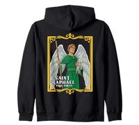 Saint Raphael Guardian Angel Faithful Protector Felpa con Cappuccio