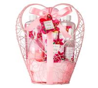 Saint Roy Cestino Regalo Per Donne, Set Spa 8 Pezzi Di Lily & Peony Home Spa Set, Beauty Personal Care Set Include Olio Essenziale Di Jojoba, Kit Auto-cura Spa - Cu
