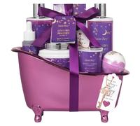 Saint Roy Kit Spa Di Lusso Per Donna, Cestino Da Bagno E Cura Del Corpo 10 Pezzi Con Aroma Di Lavanda. Ideale come regalo di compleanno o di Natale. Disponibile anche in formato per addio alla S