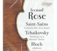 Saint-Saens/Bloch/Tchaikovsky - Works For Cello