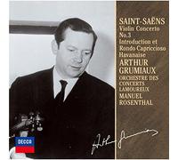 Saint-Saens/ Grumiaux, Arthur - Saint-Saens: Violin Concerto 3 / Havanaise Etc