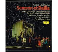 Saint-Saens - Saint-Saëns: Samson Et Dalila - Placido Domingo,E. Obraztsova,R. Bruson,R. Lloyd,Chœur & Orch. De Paris,D. Barenboim (3 LP)