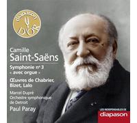 Saint-Saëns : Symphonie n° 3 + Chabrier, Lalo, Bizet. Dupré, Paray.