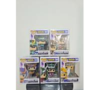 Saint Seiya Funko Pop Pegasus Dragon Phoenix Andromeda Cygnus + 5 Soft Protector