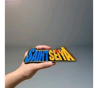 Saint Seiya Logo Cavalieri dello Zodiaco insegna colorata arte 3D accessorio