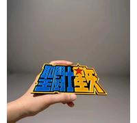 Saint Seiya Logo Cavalieri dello Zodiaco insegna colorata arte 3D accessorio