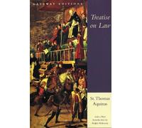 Saint Thomas Aquinas Treatise on Law (Tascabile)