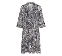 Saint Tropez - Abito Baritone Leaves Strokes - - Dresses - Donna - Nero - M