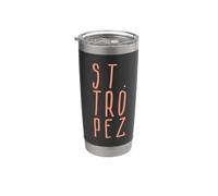 Saint Tropez Costa Azzurra Vacanza Viaggio Donna Uomo Bambin Bicchiere termico in acciaio inox doppia parete